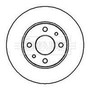 Borg & Beck Front & Rear Brake Discs & Pads fits Lancia Musa 2009-2012 1.3