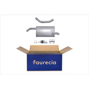 Hella End Silencer Rear fits Renault Clio III 2005-2014 1.4 1.6