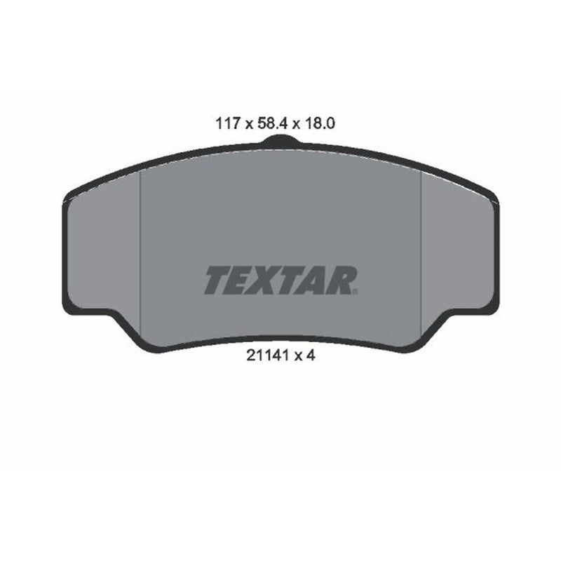 Textar Front Brake Pad Set 2114103