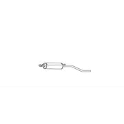 Hella End Silencer Rear 8LD 366 033-041