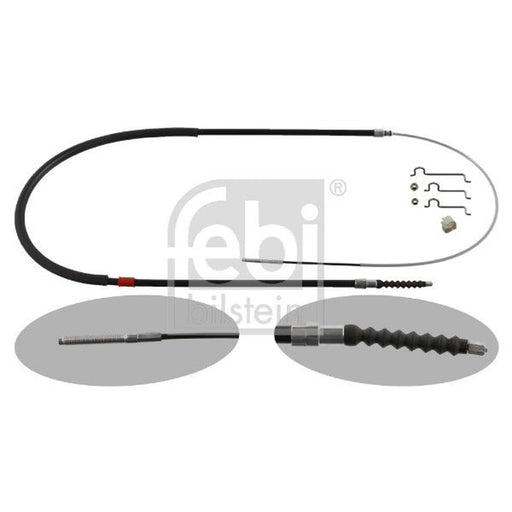 Febi Handbrake Cable Left Rear 36673