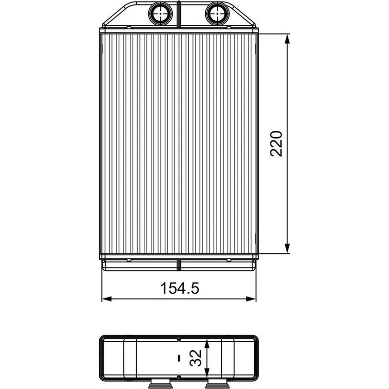 Valeo Heater Matrix Core Heat Exchanger 811529