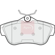 Apec Rear Brake Pad Set fits Citroën Dispatch II 2007-2016 1.6 2.0