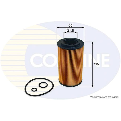 Comline Engine Oil Filter fits Honda Accord VII 2004-2008 2.2