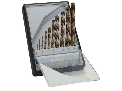 Bosch Powertool Accessories PRO Stainless Steel HSS-Co Twist Drill Bit Set, 10 Piece Bosch Powertool Accessories - NN4 Online