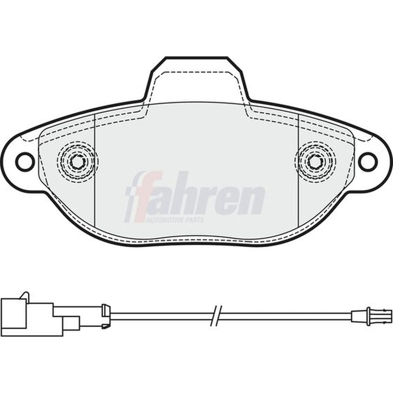 Fahren Front Brake Pad Set FBP3364