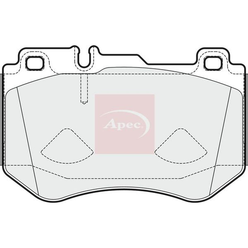 Apec Front Brake Pad Set fits Mercedes-Benz C-Class 2013-2023