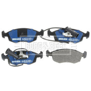 Borg & Beck Front Brake Discs & Pads fits Ford Fiesta Hatchback 1993-1995 1.8