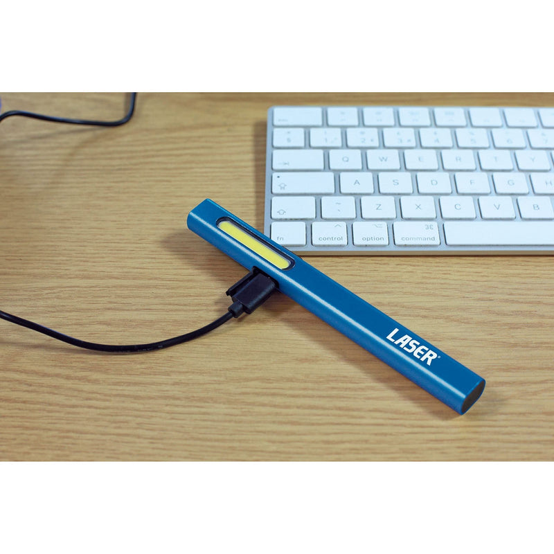 Laser Aluminium Rechargeable Penlight 8597 Laser - Dynamic Drive