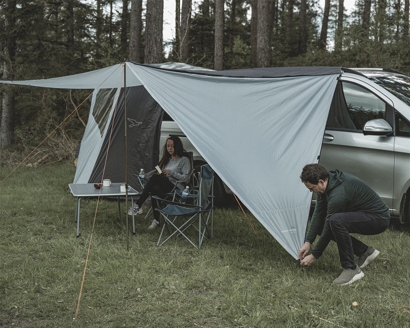Easy Camp Lom Tri Campervan Canopy Grey Sun Shade Easy Camp - Dynamic Drive