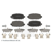 Blue Print Front & Rear Brake Discs & Pads fits Jeep Compass 2016-2017