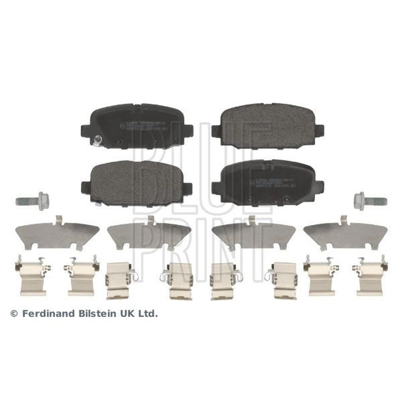 Blue Print Front & Rear Brake Discs & Pads fits Jeep Compass 2016-2017