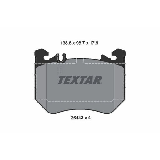 Textar Front Brake Pad Set 2644303