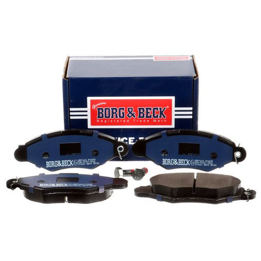 Borg & Beck Front Brake Vented Discs & Pads fits Renault Kangoo 2001 on 1.9