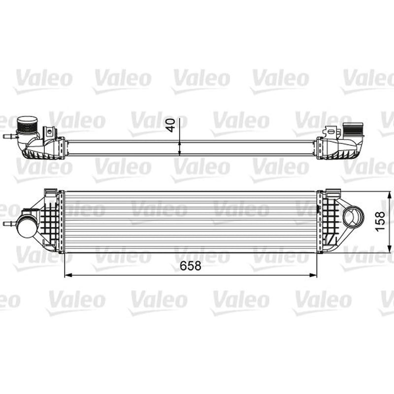 Valeo Intercooler (Charge Air Cooler) 818600