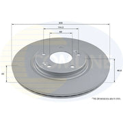 Comline Front & Rear Brake Discs & Pads fits Hyundai Tucson 2015-2020 1.6 2.0
