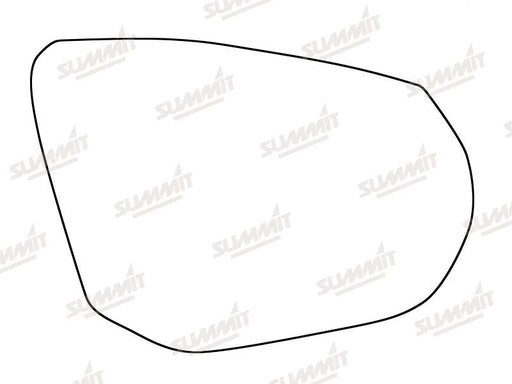 Summit Heated Base Plate With Standard Mirror Glass fits Audi Q2 16 on RHS Summit - Bars 4 Cars