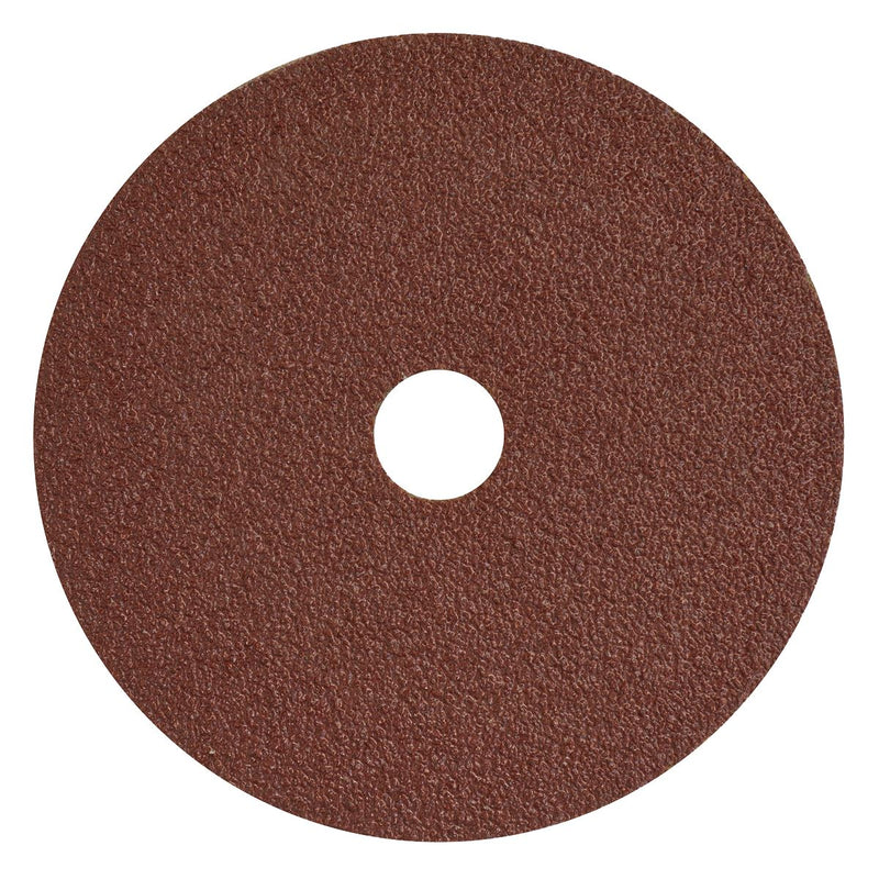 Sealey Fibre Backed Disc115mm 40Grit Pack of 25 WSD4540 Sealey - Dynamic Drive