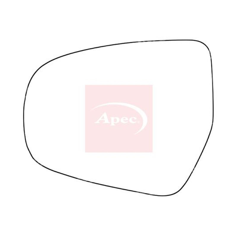 Apec Exterior Wing Mirror Glass Left fits Suzuki SX4 S-Cross 2013-2022