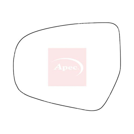 Apec Exterior Wing Mirror Glass Left AMS2711