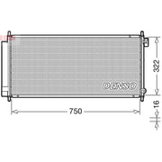 Denso Air Conditioning Condenser DCN40017