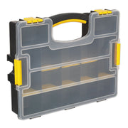 Sealey Parts Storage Case with Removable Compartments Stackable APAS15A Sealey - Dynamic Drive