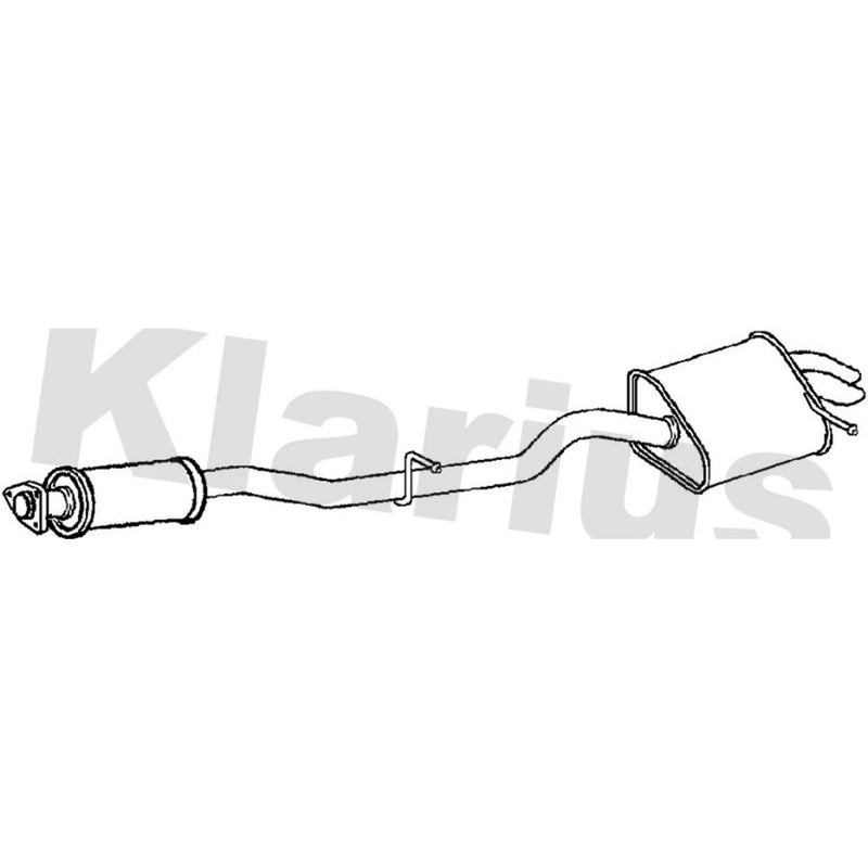 Klarius Box With Tail Pipe MZ433H MZ433H