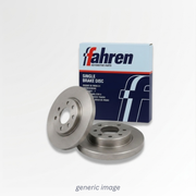 Fahren 2 x Solid Rear Brake Discs FBD7363-x2