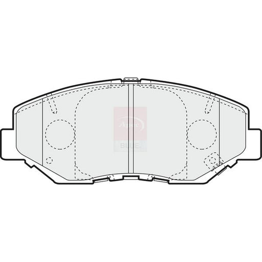 Apec Front Brake Pad Set fits Honda Cr-V 2001-2007 2.0 2.2