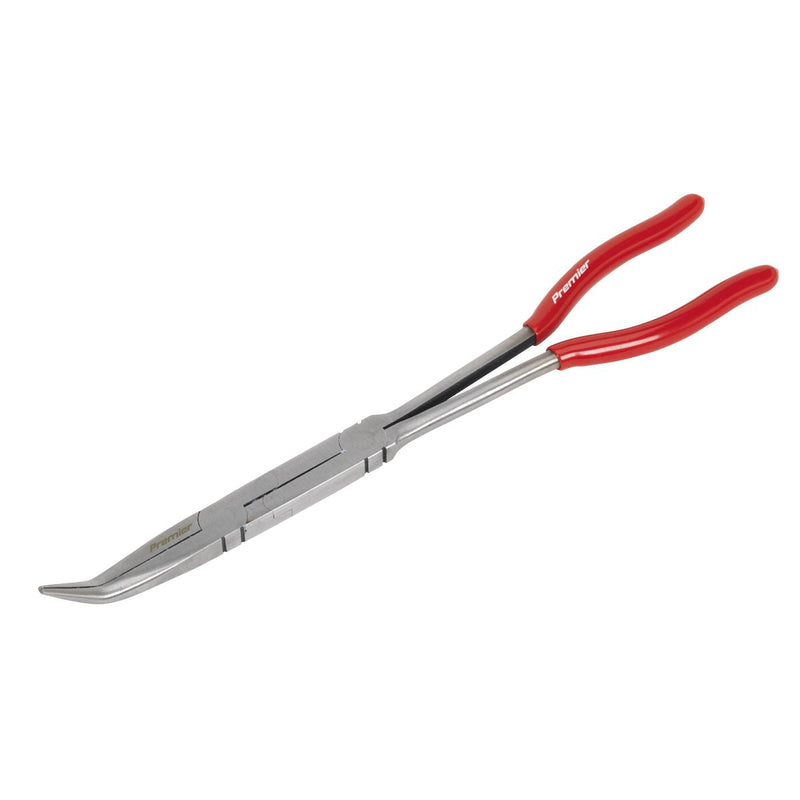 Sealey Needle Nose Pliers 45 Double Joint Long Reach 335mm AK8592 Sealey - Dynamic Drive