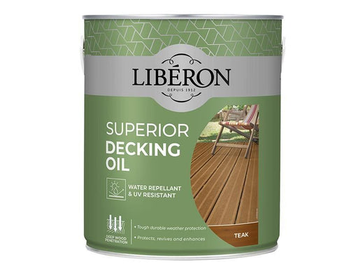 Liberon Superior Decking Oil Teak 2.5 litre Liberon - Dynamic Drive