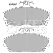 Key Parts Front & Rear Brake Discs & Pads fits Honda Civic VII 2001-2005 1.6