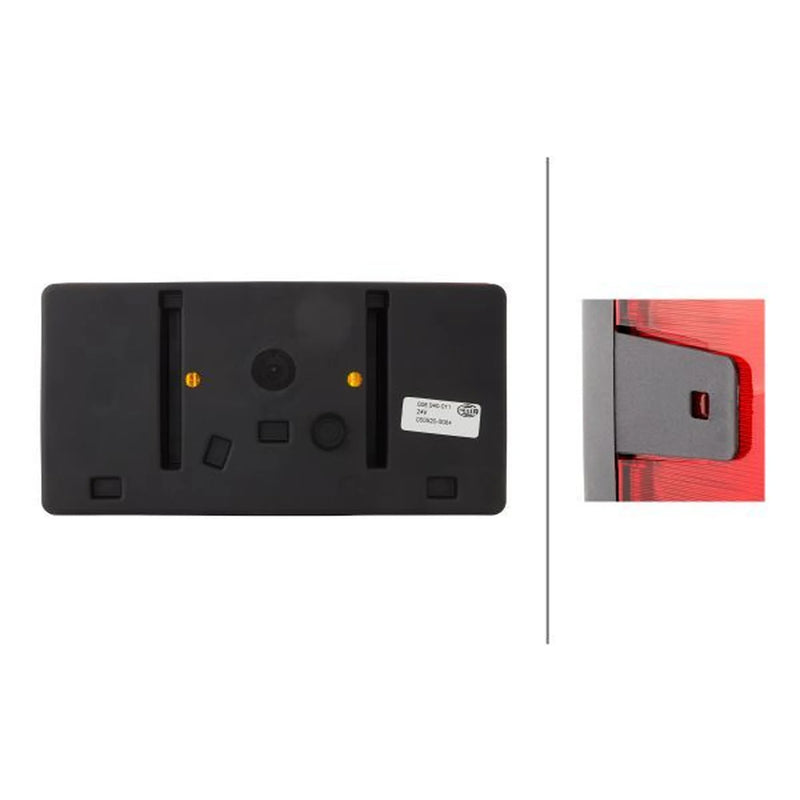 Hella Tail Light / Lamp R10W Left