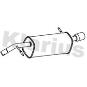 Klarius Box With Tail Pipe Rear fits Citroën DS3 2013-2015 1.2