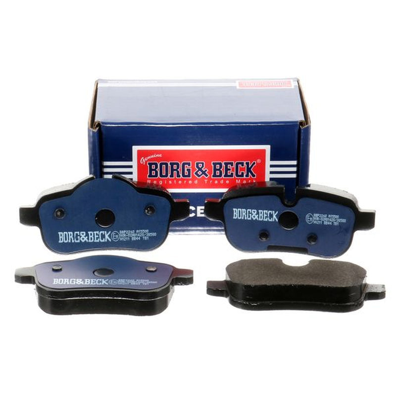 Borg & Beck Rear Brake Vented Discs & Pads fits BMW Z4 Roadster 2009-2016