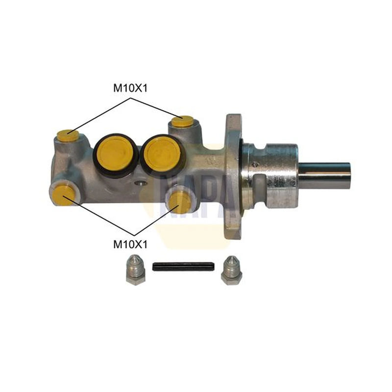 NAPA Brake Master Cylinder Hydraulic Assembly fits Citroën Dispatch I 1995-2006