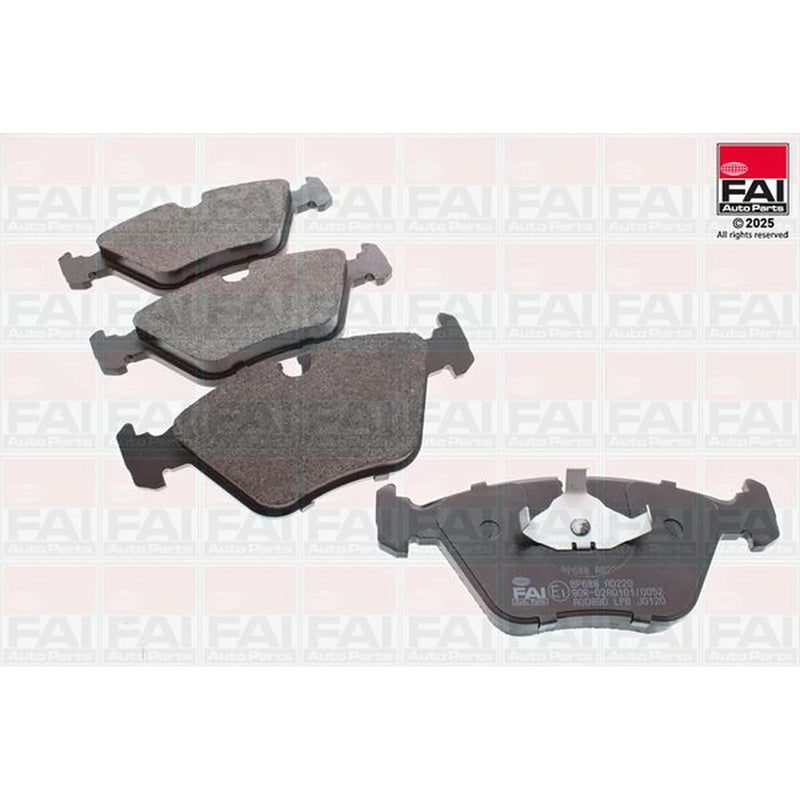 FAI Front Brake Pad Set fits Audi 100 C3 1982-1990 1.9 2.1 2.2 2.3 2.5