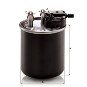 MANN-FILTER Full Service Kit with Air, Oil, Fuel & C fits Mercedes-Benz Gl-Class