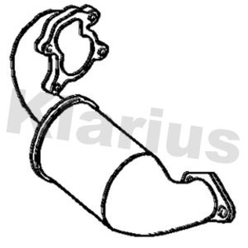 Klarius Catalyst Type Approved With Pipe fits Nissan Interstar 2006 on