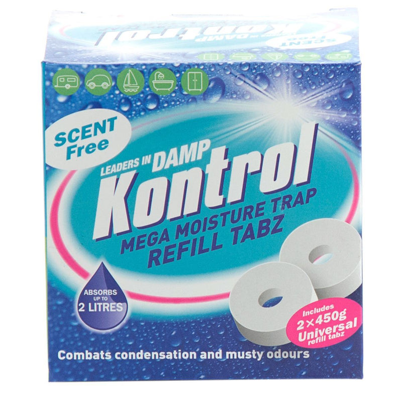 Refill Your Moisture Trap with Kontrol Refill Tabs Scent Free (2L) Pack of 2 Kontrol Krystals - Dynamic Drive