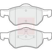 Apec Front Brake Pad Set fits Chrysler Tacuma 1995-2001 2.4 2.5 3.0 3.3
