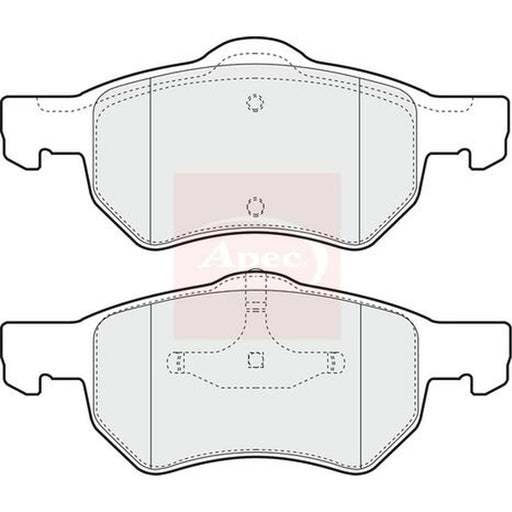 Apec Front Brake Pad Set PAD1229