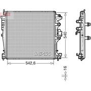 Denso Engine Radiator DRM01004