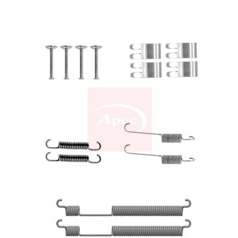Apec Brake Shoe Accessory Kit Rear fits Skoda Rapid 2012-2022 1.2 1.4 1.6