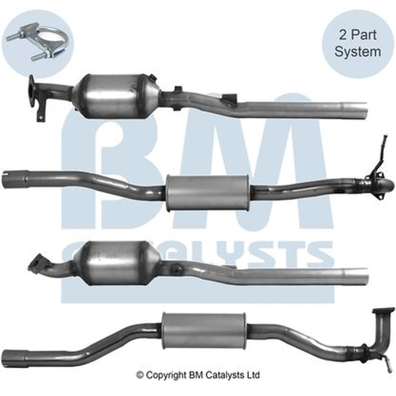 BM Catalysts Homologated Diesel Cat & Dpf fits Citroën C4 Aircross 2012 on 1.8