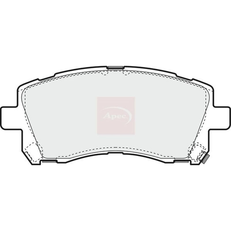 Apec Front Brake Pad Set PAD1070
