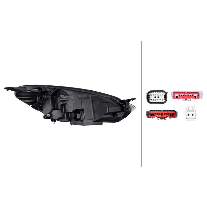 Hella Headlight Headlamp LED Left 1LX 354 858-031