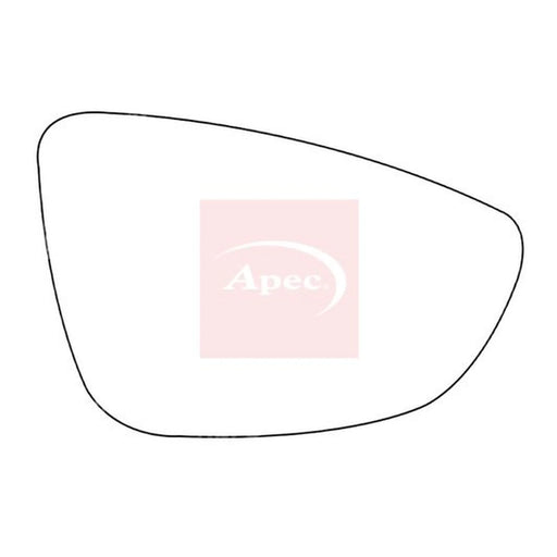 Apec Exterior Wing Mirror Glass Right AMS2596A