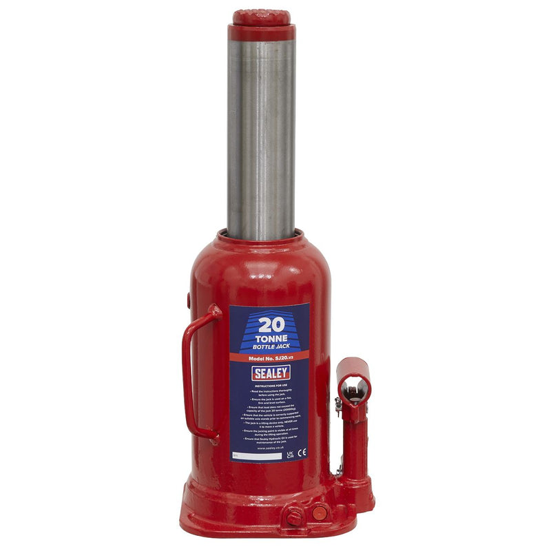 Sealey Bottle Jack 20 Tonne SJ20 Sealey - Dynamic Drive