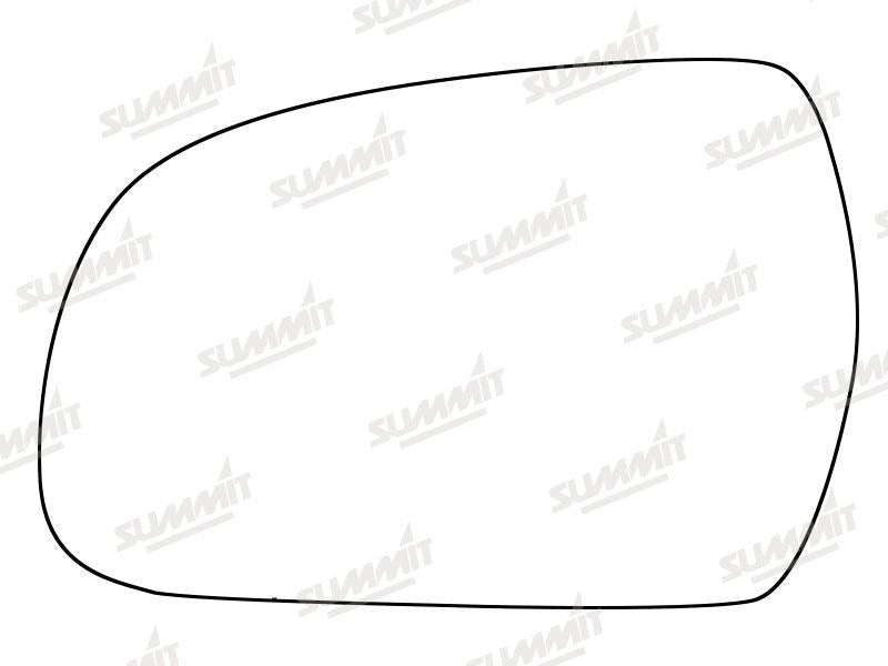 Summit Stick-On Standard Mirror Glass fits Audi A5 11 on LHS Summit - Bars 4 Cars